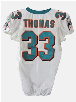 2011 Daniel Thomas Game Worn  Miami Dolphins Jersey 11/6/11 (Dolphins LOA)